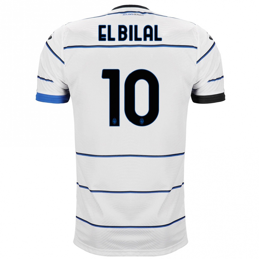 Niño Fútbol Camiseta El Bilal Touré #10 Blanco 2ª Equipación 2023/24