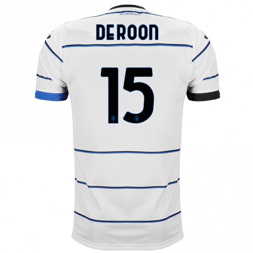 Niño Fútbol Camiseta Marten De Roon #15 Blanco 2ª Equipación 2023/24