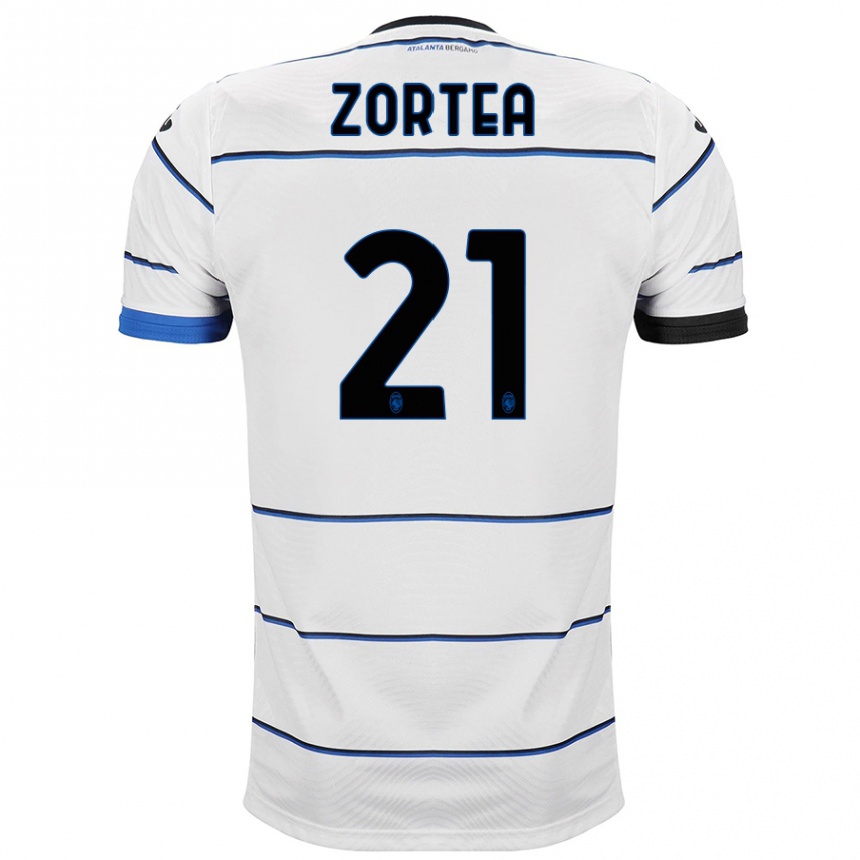 Niño Fútbol Camiseta Nadir Zortea #21 Blanco 2ª Equipación 2023/24