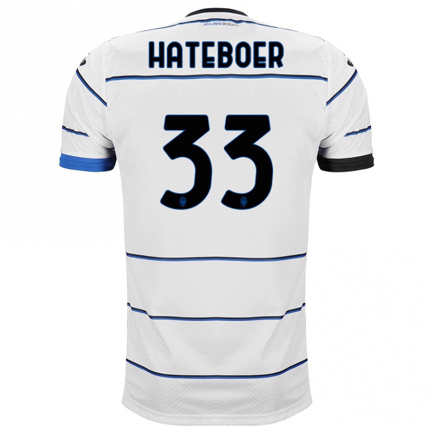 Niño Fútbol Camiseta Hans Hateboer #33 Blanco 2ª Equipación 2023/24