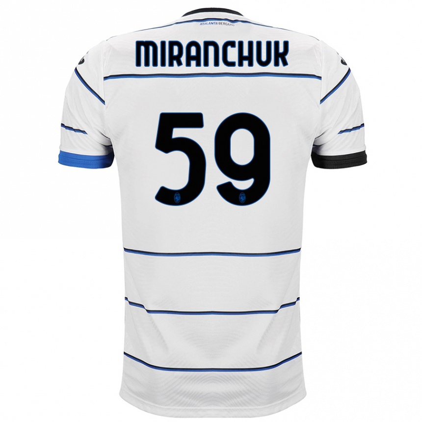 Niño Fútbol Camiseta Aleksey Miranchuk #59 Blanco 2ª Equipación 2023/24