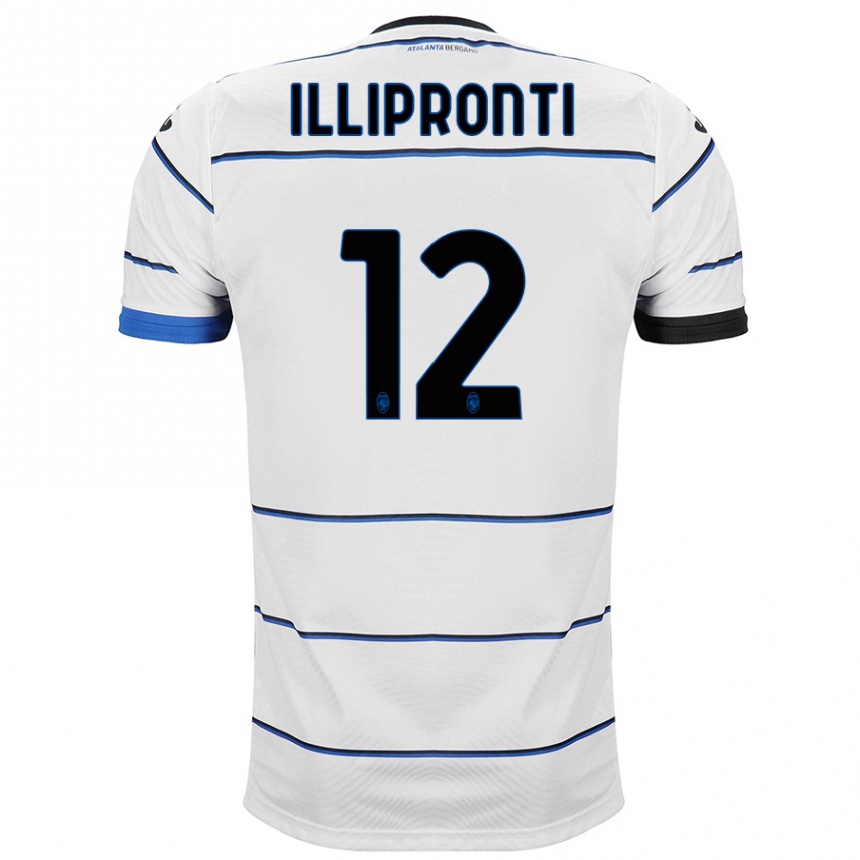 Niño Fútbol Camiseta Filippo Illipronti #12 Blanco 2ª Equipación 2023/24