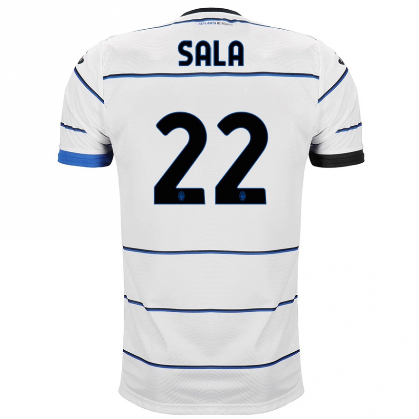 Niño Fútbol Camiseta Lorenzo Sala #22 Blanco 2ª Equipación 2023/24