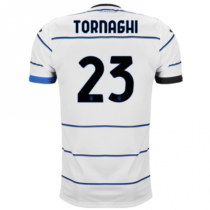 Niño Fútbol Camiseta Pietro Tornaghi #23 Blanco 2ª Equipación 2023/24