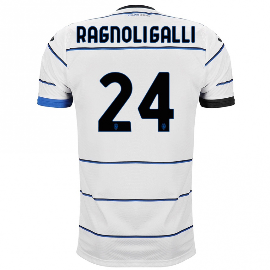 Niño Fútbol Camiseta Federico Ragnoli Galli #24 Blanco 2ª Equipación 2023/24