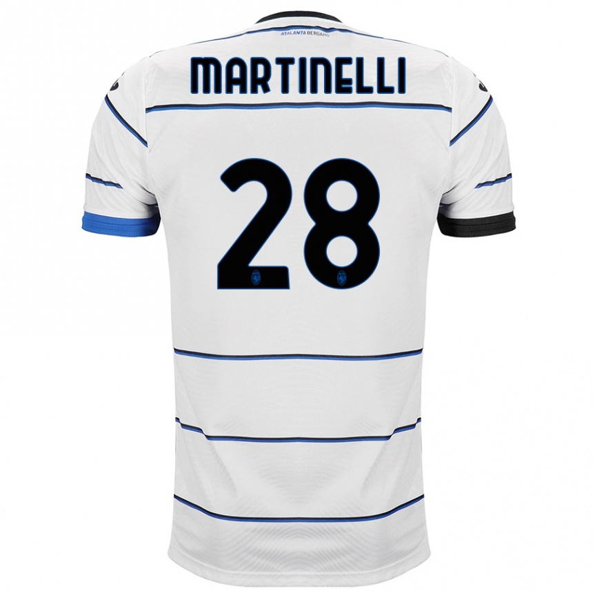 Niño Fútbol Camiseta Gabriel Martinelli #28 Blanco 2ª Equipación 2023/24