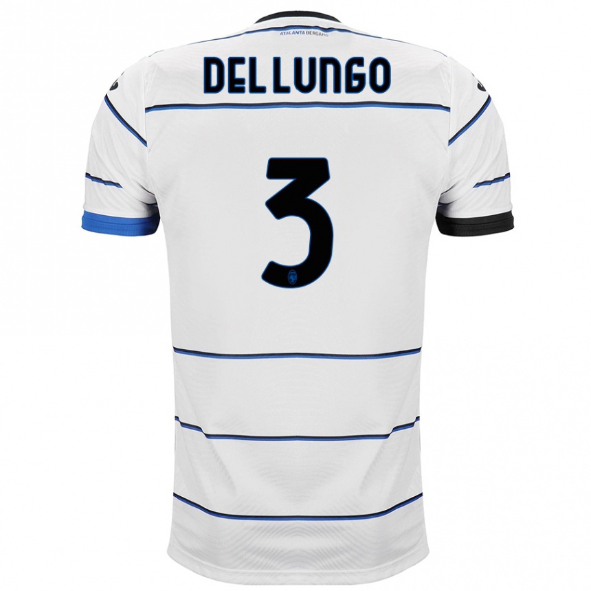 Niño Fútbol Camiseta Tommaso Del Lungo #3 Blanco 2ª Equipación 2023/24