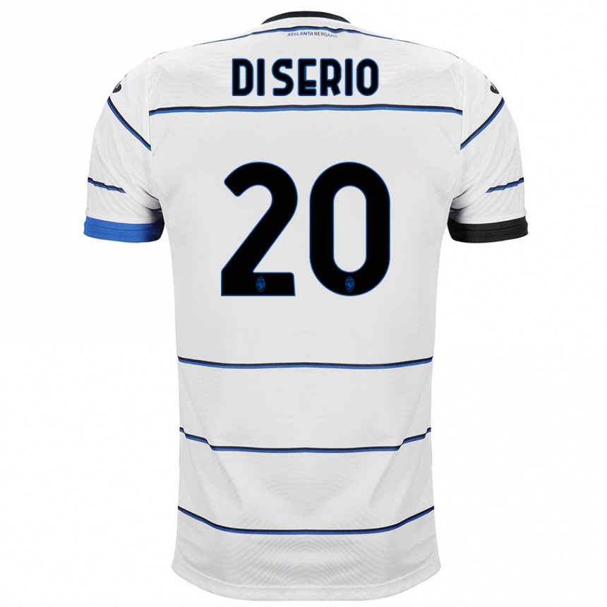 Niño Fútbol Camiseta Giuseppe Di Serio #20 Blanco 2ª Equipación 2023/24