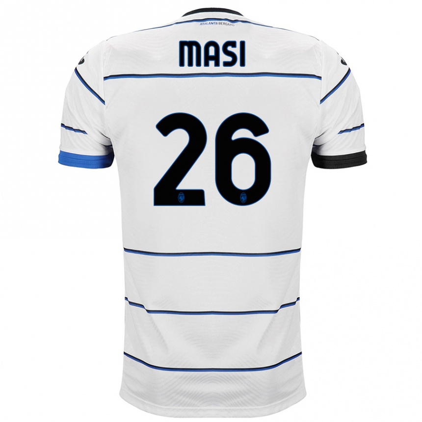 Niño Fútbol Camiseta Alberto Masi #26 Blanco 2ª Equipación 2023/24