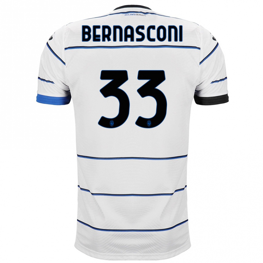 Niño Fútbol Camiseta Lorenzo Bernasconi #33 Blanco 2ª Equipación 2023/24