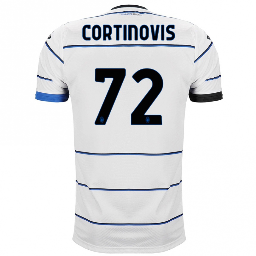 Niño Fútbol Camiseta Alessandro Cortinovis #72 Blanco 2ª Equipación 2023/24