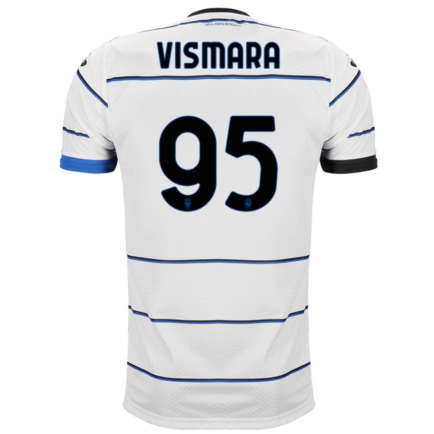 Niño Fútbol Camiseta Paolo Vismara #95 Blanco 2ª Equipación 2023/24