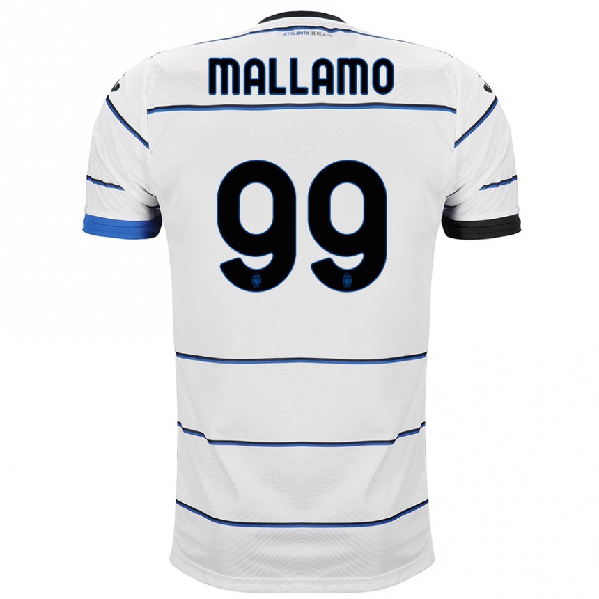 Niño Fútbol Camiseta Alessandro Mallamo #99 Blanco 2ª Equipación 2023/24