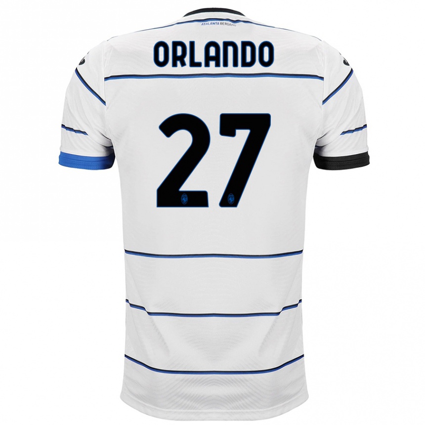 Niño Fútbol Camiseta Daniele Orlando #27 Blanco 2ª Equipación 2023/24