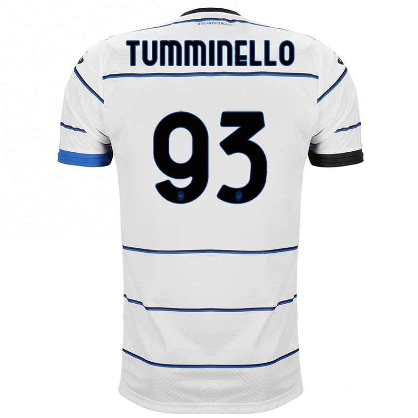 Niño Fútbol Camiseta Marco Tumminello #93 Blanco 2ª Equipación 2023/24