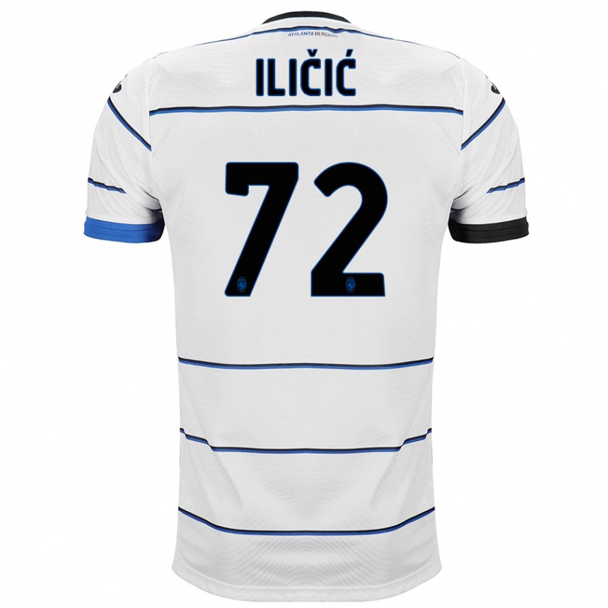 Niño Fútbol Camiseta Josip Ilicic #72 Blanco 2ª Equipación 2023/24