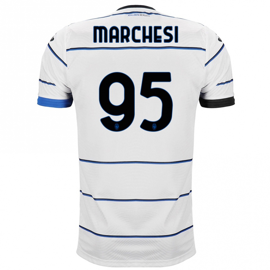 Niño Fútbol Camiseta Silvia Marchesi #95 Blanco 2ª Equipación 2023/24