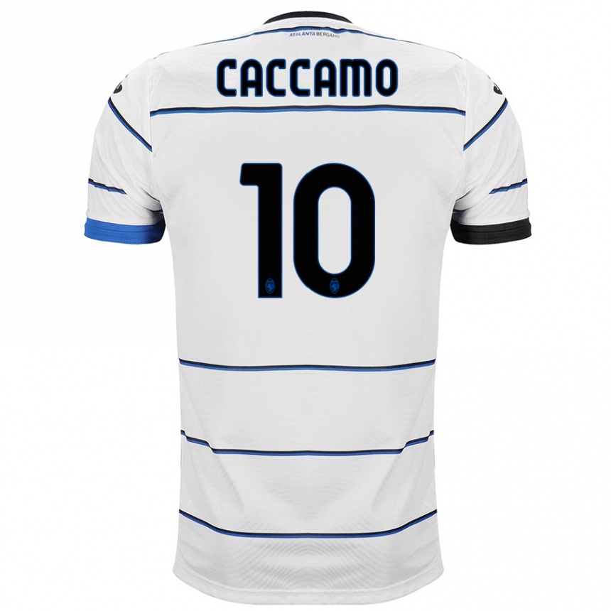 Niño Fútbol Camiseta Patrizia Caccamo #10 Blanco 2ª Equipación 2023/24