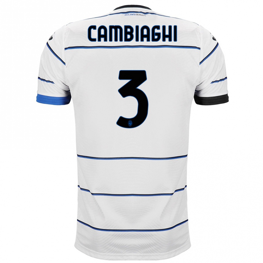 Niño Fútbol Camiseta Michela Cambiaghi #3 Blanco 2ª Equipación 2023/24