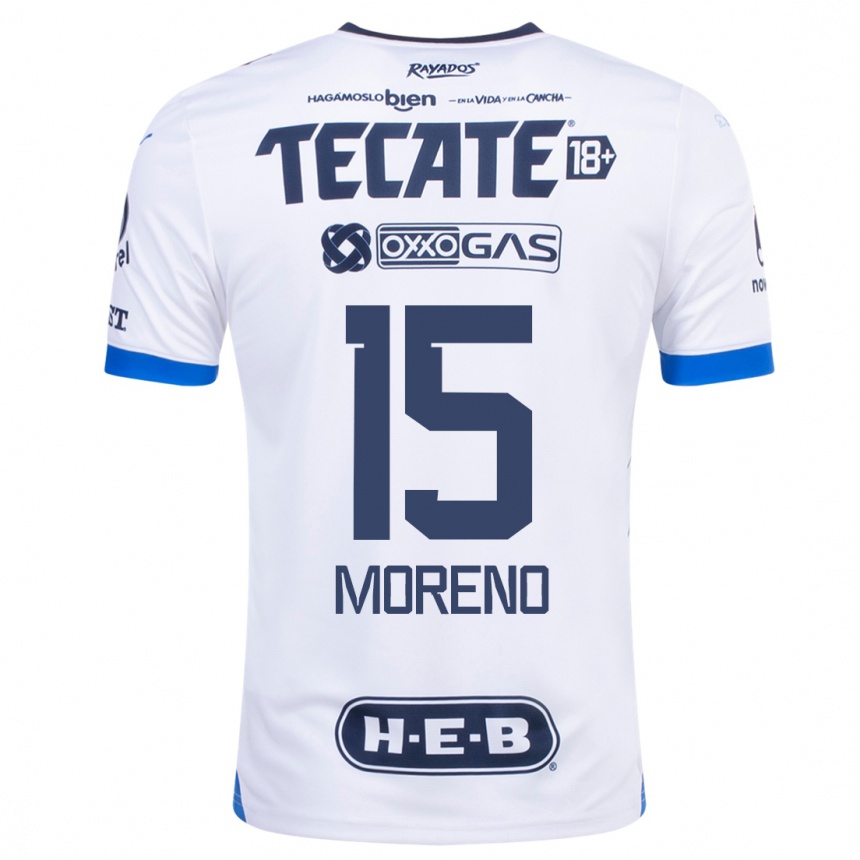 Niño Fútbol Camiseta Héctor Moreno #15 Blanco 2ª Equipación 2023/24
