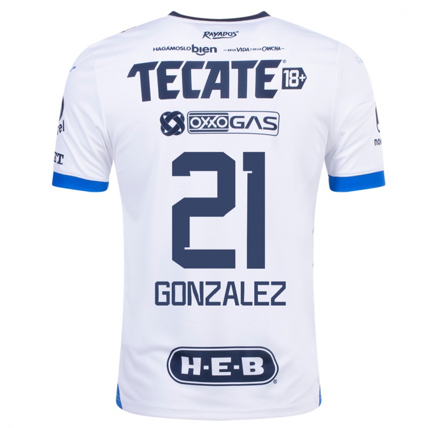 Niño Fútbol Camiseta Alfonso Gonzalez #21 Blanco 2ª Equipación 2023/24