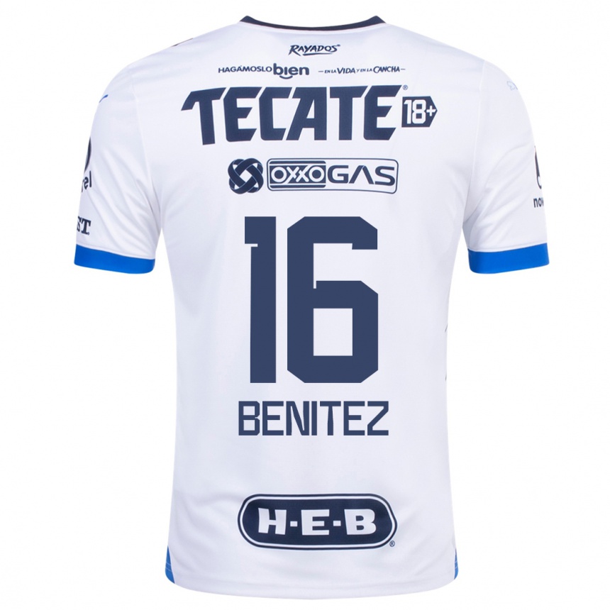 Niño Fútbol Camiseta Xanic Benitez #16 Blanco 2ª Equipación 2023/24
