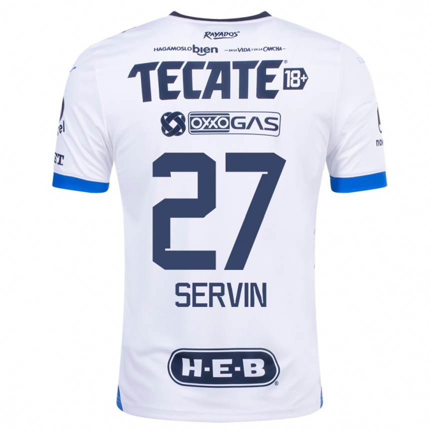 Niño Fútbol Camiseta Fatima Servin #27 Blanco 2ª Equipación 2023/24