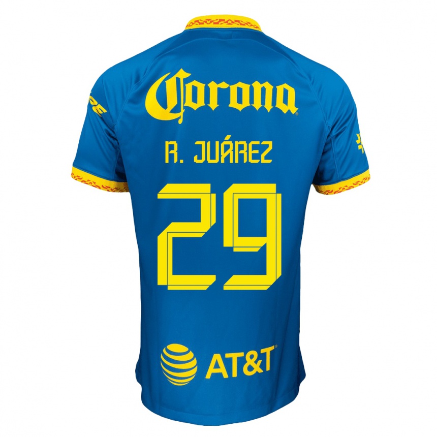 Niño Fútbol Camiseta Ramón Juárez #29 Azul 2ª Equipación 2023/24