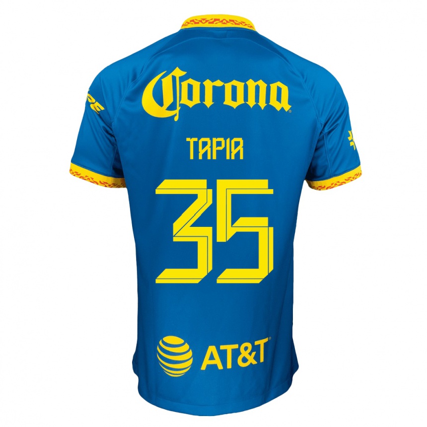 Niño Fútbol Camiseta Fernando Tapia #35 Azul 2ª Equipación 2023/24