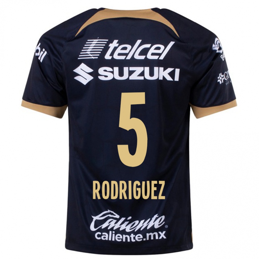 Niño Fútbol Camiseta Jeronimo Rodriguez #5 Azul Oscuro 2ª Equipación 2023/24