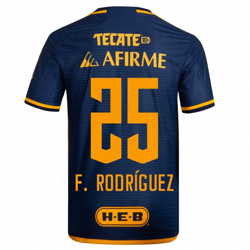 Niño Fútbol Camiseta Felipe Rodríguez #25 Azul Oscuro 2ª Equipación 2023/24