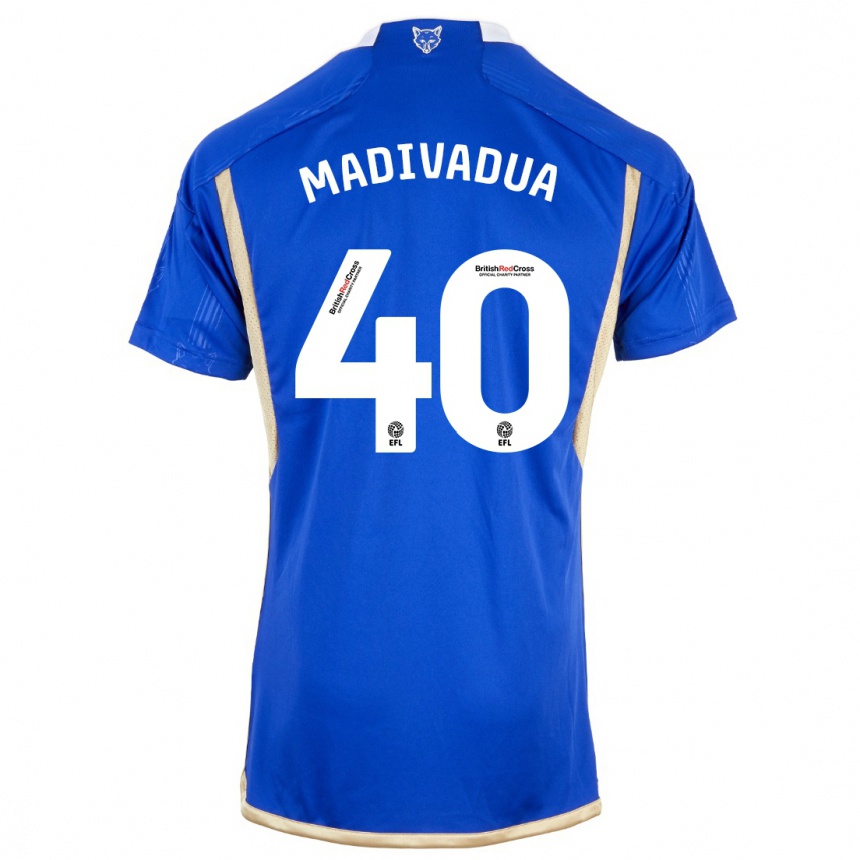 Hombre Fútbol Camiseta Wanya Marcal Madivadua #40 Azul Real 1ª Equipación 2023/24