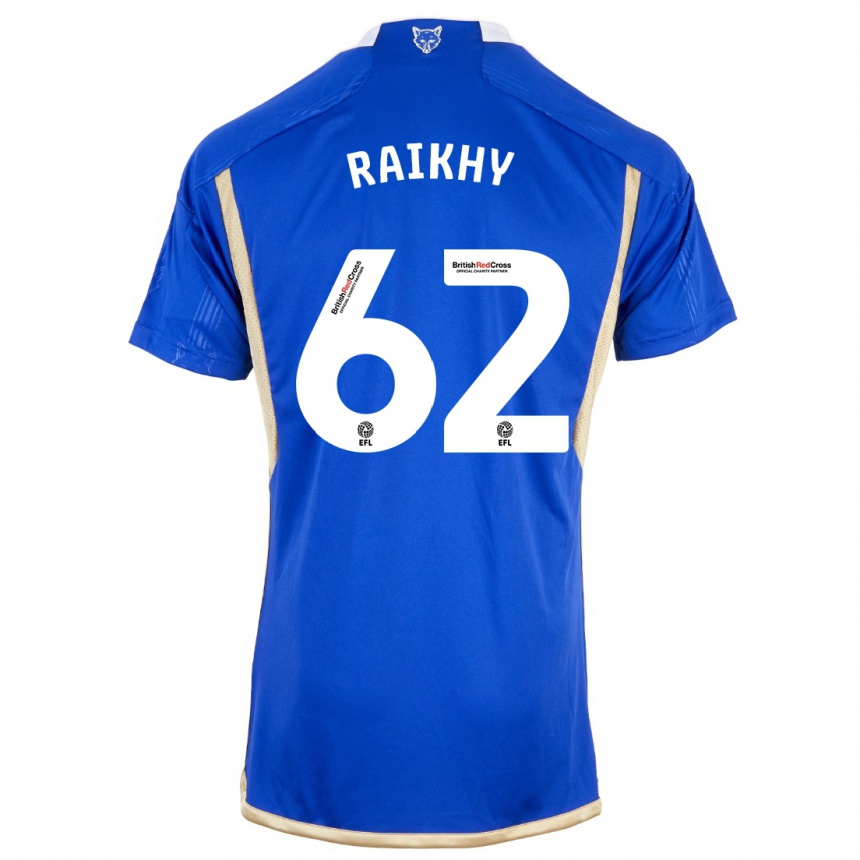 Hombre Fútbol Camiseta Arjan Raikhy #62 Azul Real 1ª Equipación 2023/24