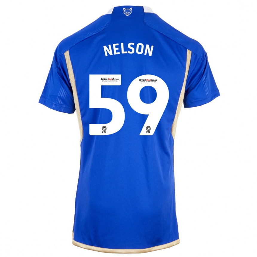 Hombre Fútbol Camiseta Ronny Nelson #59 Azul Real 1ª Equipación 2023/24