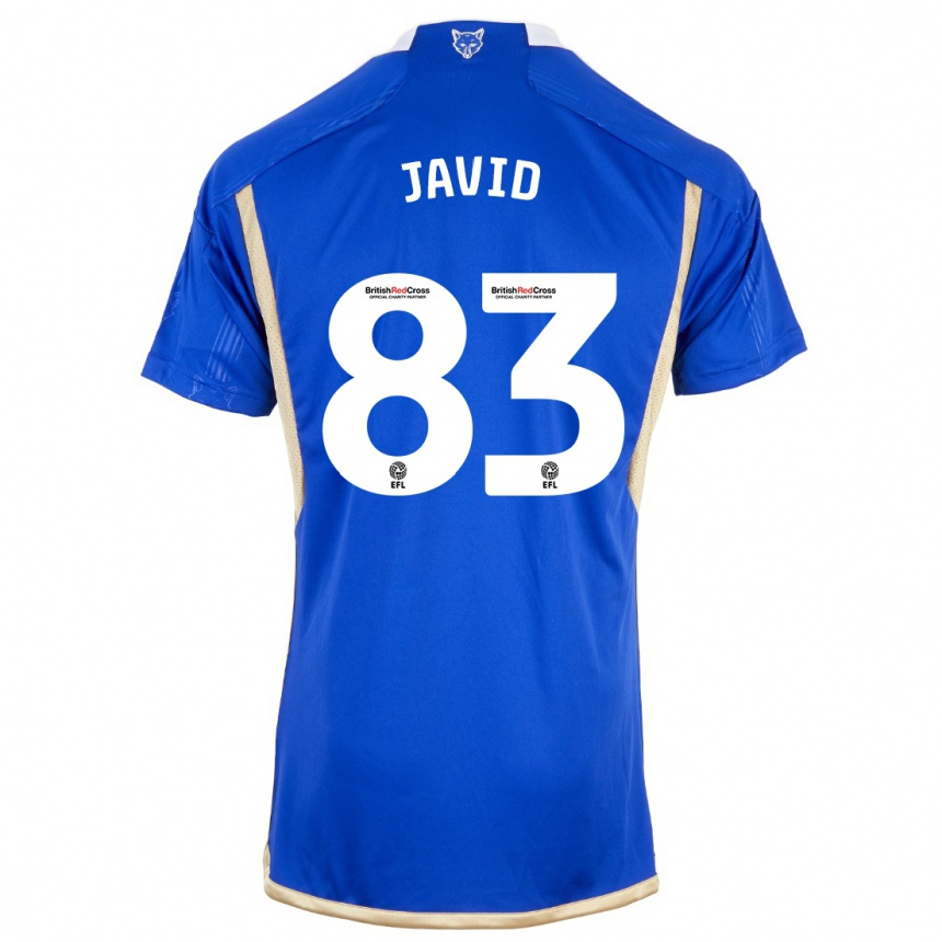 Hombre Fútbol Camiseta Abdullah Javid #83 Azul Real 1ª Equipación 2023/24