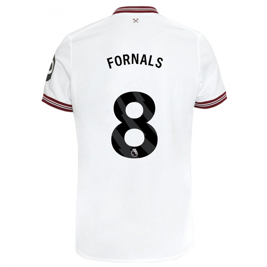 Hombre Fútbol Camiseta Pablo Fornals #8 Blanco 2ª Equipación 2023/24