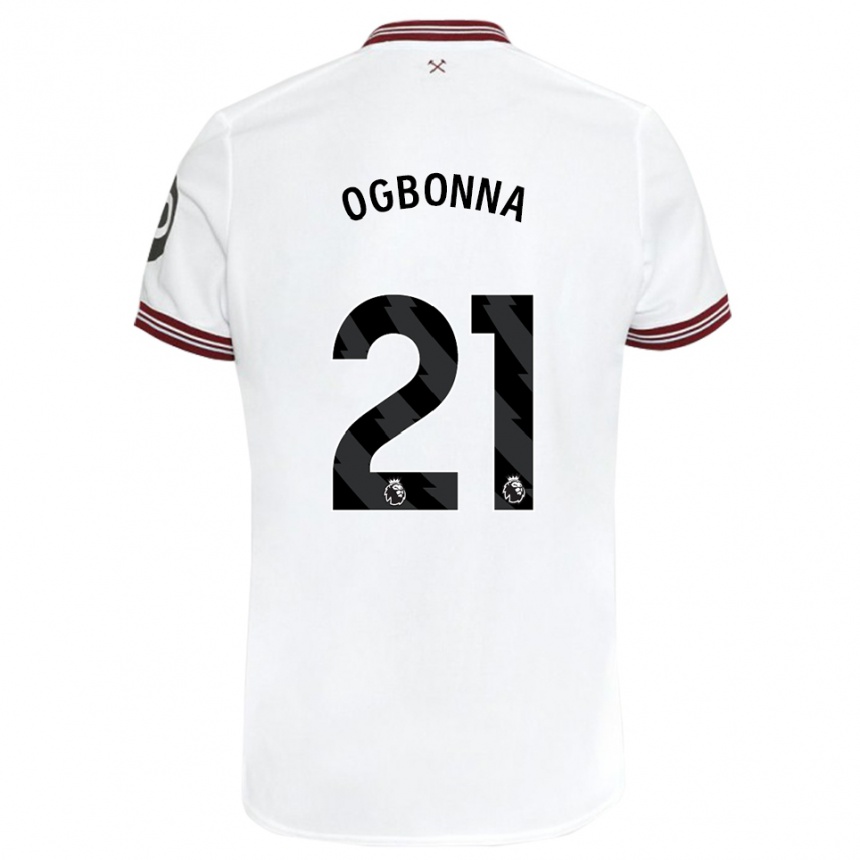 Hombre Fútbol Camiseta Angelo Ogbonna #21 Blanco 2ª Equipación 2023/24