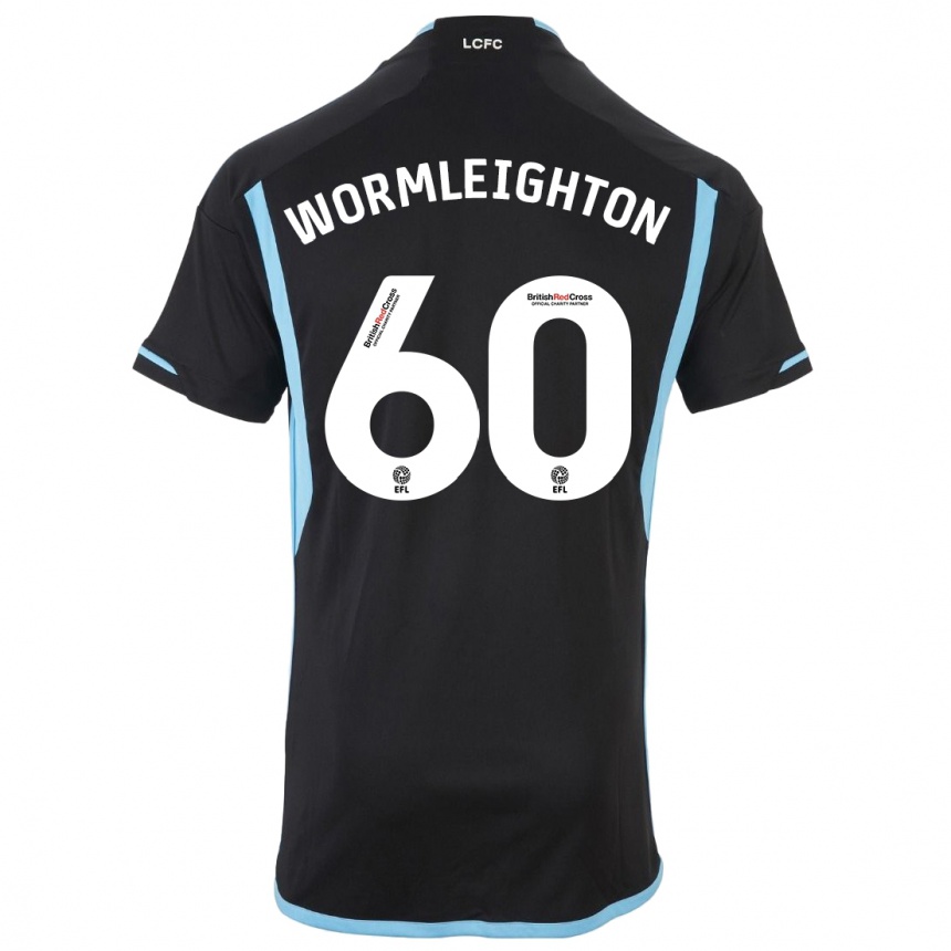 Hombre Fútbol Camiseta Joe Wormleighton #60 Negro 2ª Equipación 2023/24