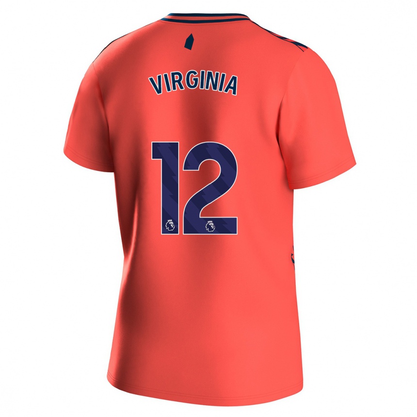 Hombre Fútbol Camiseta João Virgínia #12 Coralino 2ª Equipación 2023/24