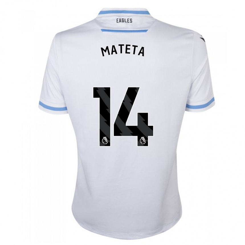 Hombre Fútbol Camiseta Jean-Philippe Mateta #14 Blanco 2ª Equipación 2023/24