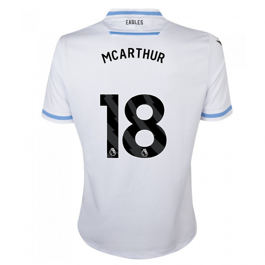 Hombre Fútbol Camiseta James Mcarthur #18 Blanco 2ª Equipación 2023/24