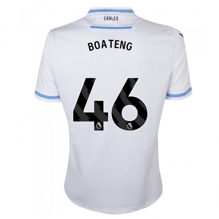 Hombre Fútbol Camiseta Malachi Boateng #46 Blanco 2ª Equipación 2023/24