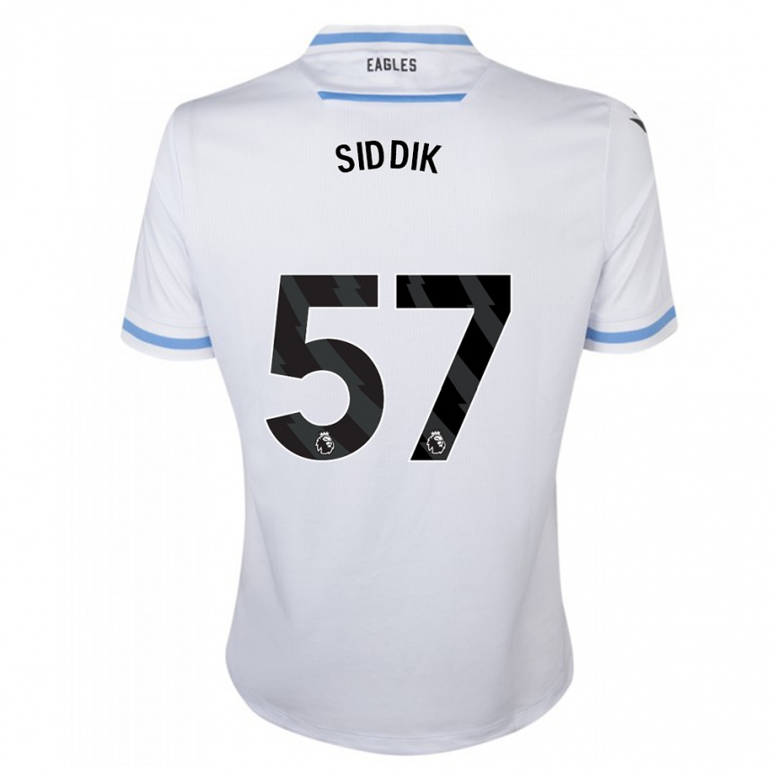 Hombre Fútbol Camiseta Cardo Siddik #57 Blanco 2ª Equipación 2023/24