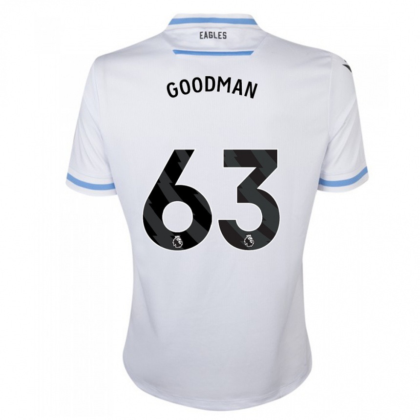 Hombre Fútbol Camiseta Owen Goodman #63 Blanco 2ª Equipación 2023/24