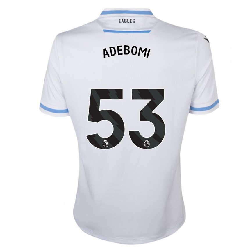 Hombre Fútbol Camiseta Ademola Ola Adebomi #53 Blanco 2ª Equipación 2023/24