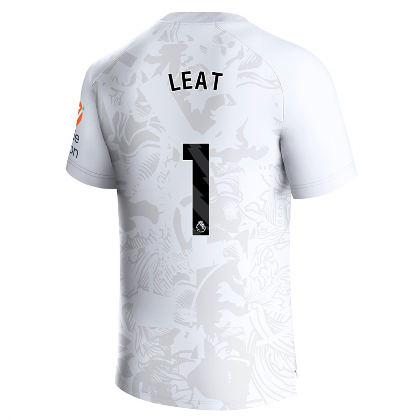 Hombre Fútbol Camiseta Anna Leat #1 Blanco 2ª Equipación 2023/24