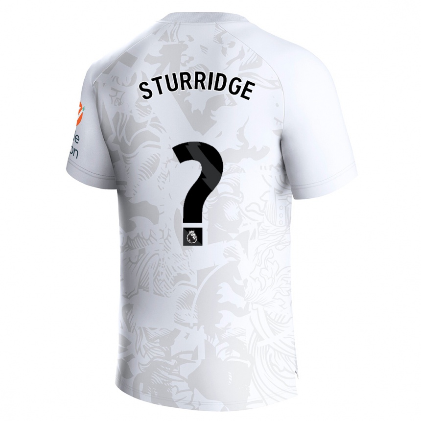 Hombre Fútbol Camiseta Dj Campton Sturridge #0 Blanco 2ª Equipación 2023/24