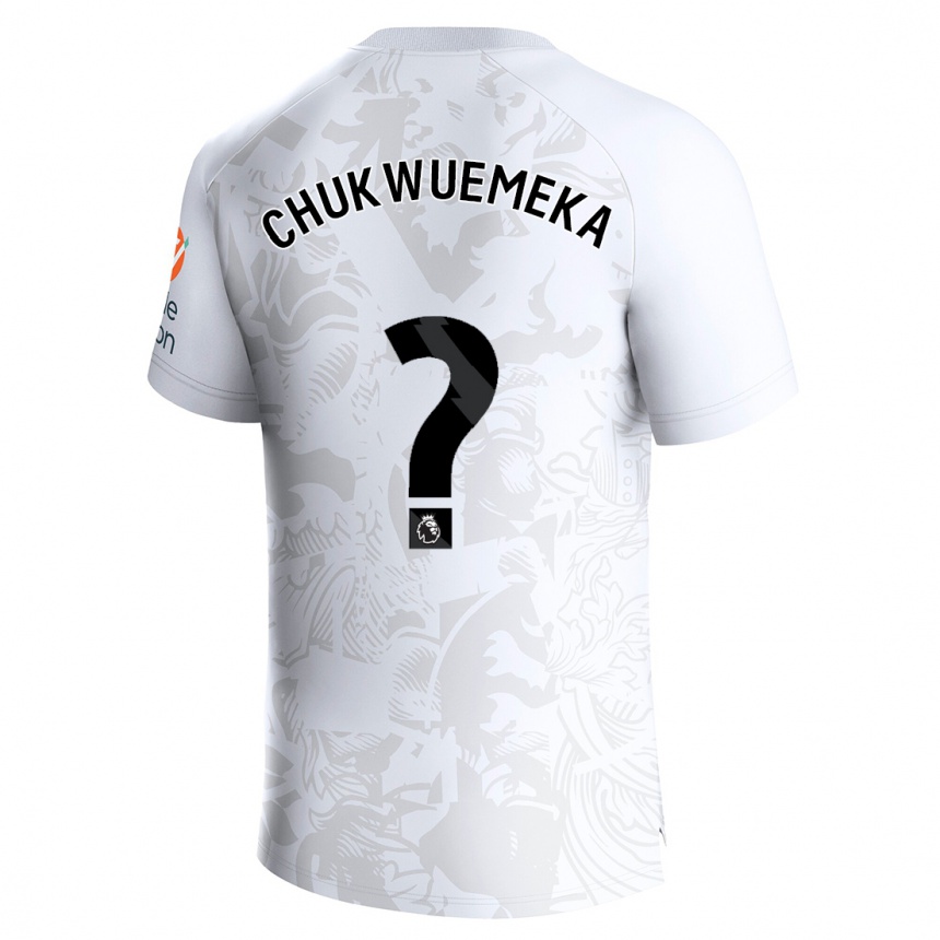 Hombre Fútbol Camiseta Caleb Chukwuemeka #0 Blanco 2ª Equipación 2023/24