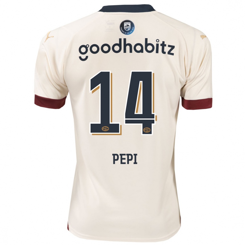 Hombre Fútbol Camiseta Ricardo Pepi #14 Blanquecino 2ª Equipación 2023/24