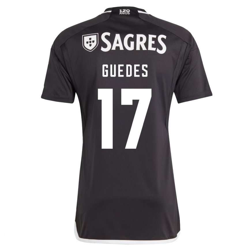 Hombre Fútbol Camiseta Gonçalo Guedes #17 Negro 2ª Equipación 2023/24